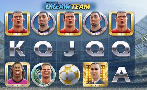 Футбольная тематика на игровом слоте «Ultimate Dream Team» в казино Gaminatorslots